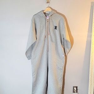 Savage X Fenty Medium Grey Jumpsuit Onsie NWOT